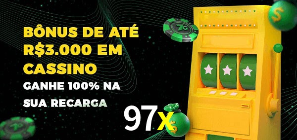 97x melhor bônus de depósito