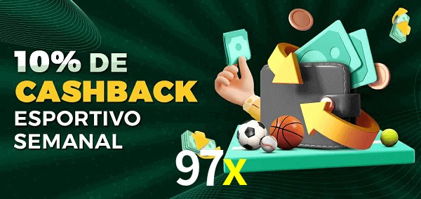 10% de bônus de cashback na 97x